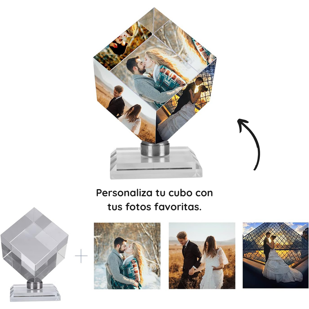 Cubo de Recuerdos Personalizados 3D